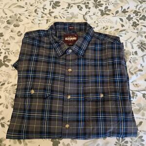 Alesbury Men's button down plaid long sleeve shirt sz Med Stitch Fix Lumberjack